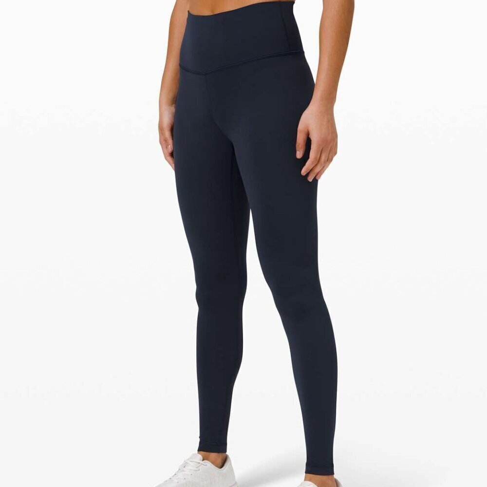 Lululemon Wunder Train High-Rise Tight 28" - 2 True Navy